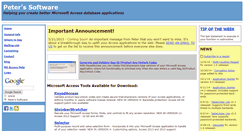 Desktop Screenshot of peterssoftware.com