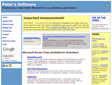 Tablet Screenshot of peterssoftware.com